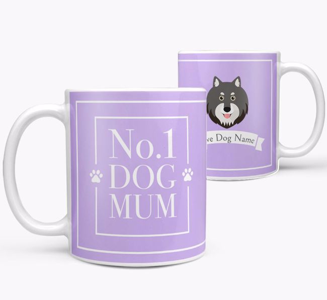Personalised 'No.1 Mum' Mug from your {breedFullName}